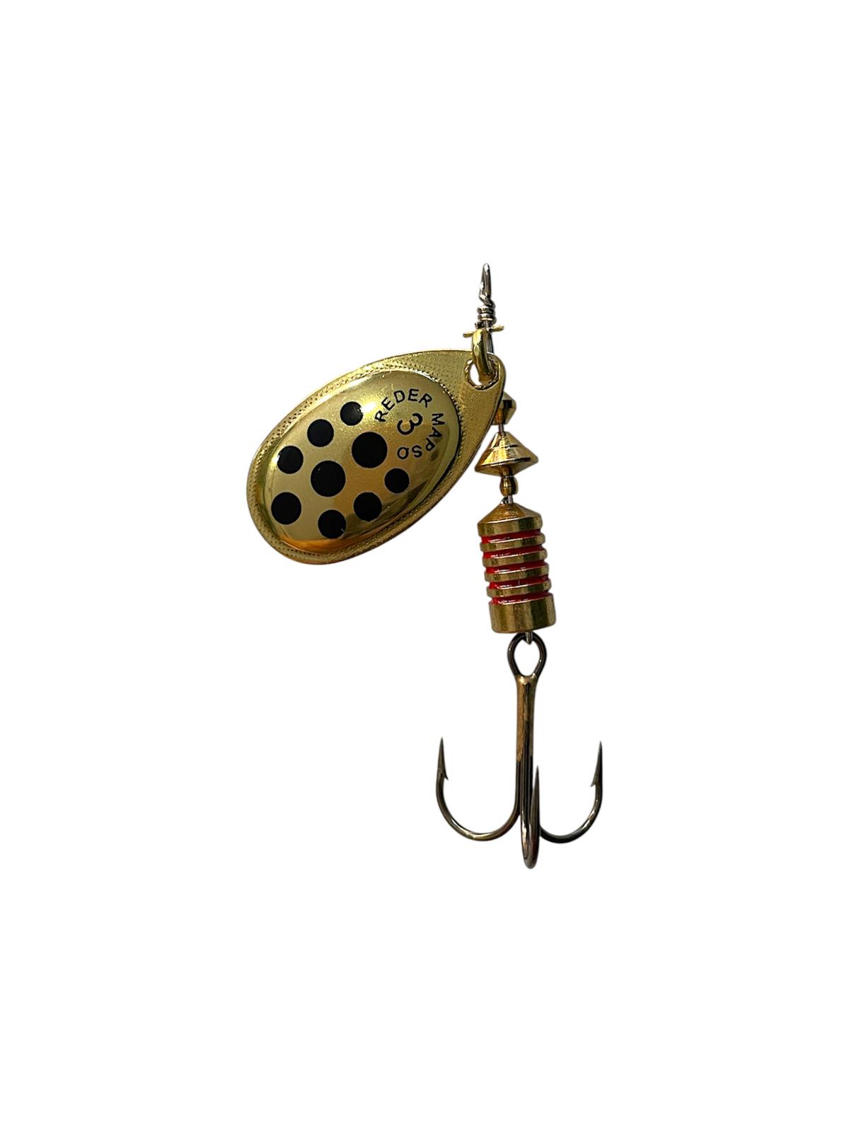 Mapso Reder n.3 - Spinner Dorato con Puntini Neri 6,5 g