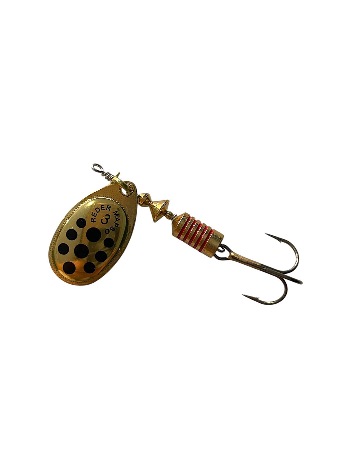 Mapso Reder n.3 - Spinner Dorato con Puntini Neri 6,5 g