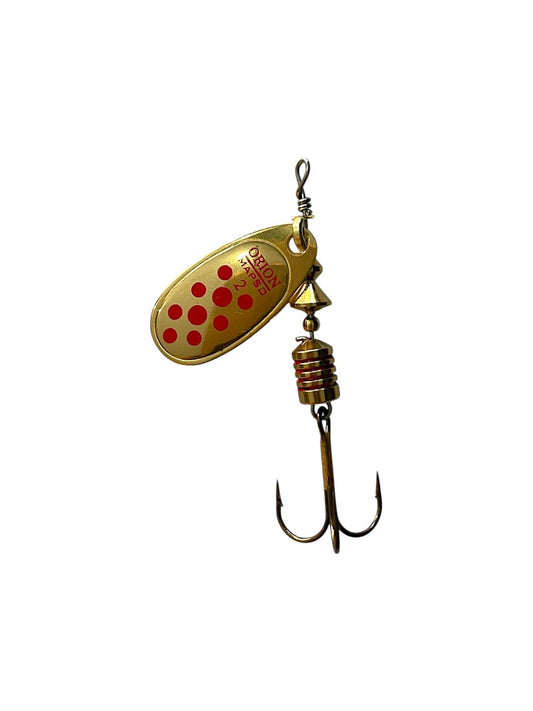 Mapso Reder n.2 - Spinner Dorato con Puntini Rossi 4,5 g