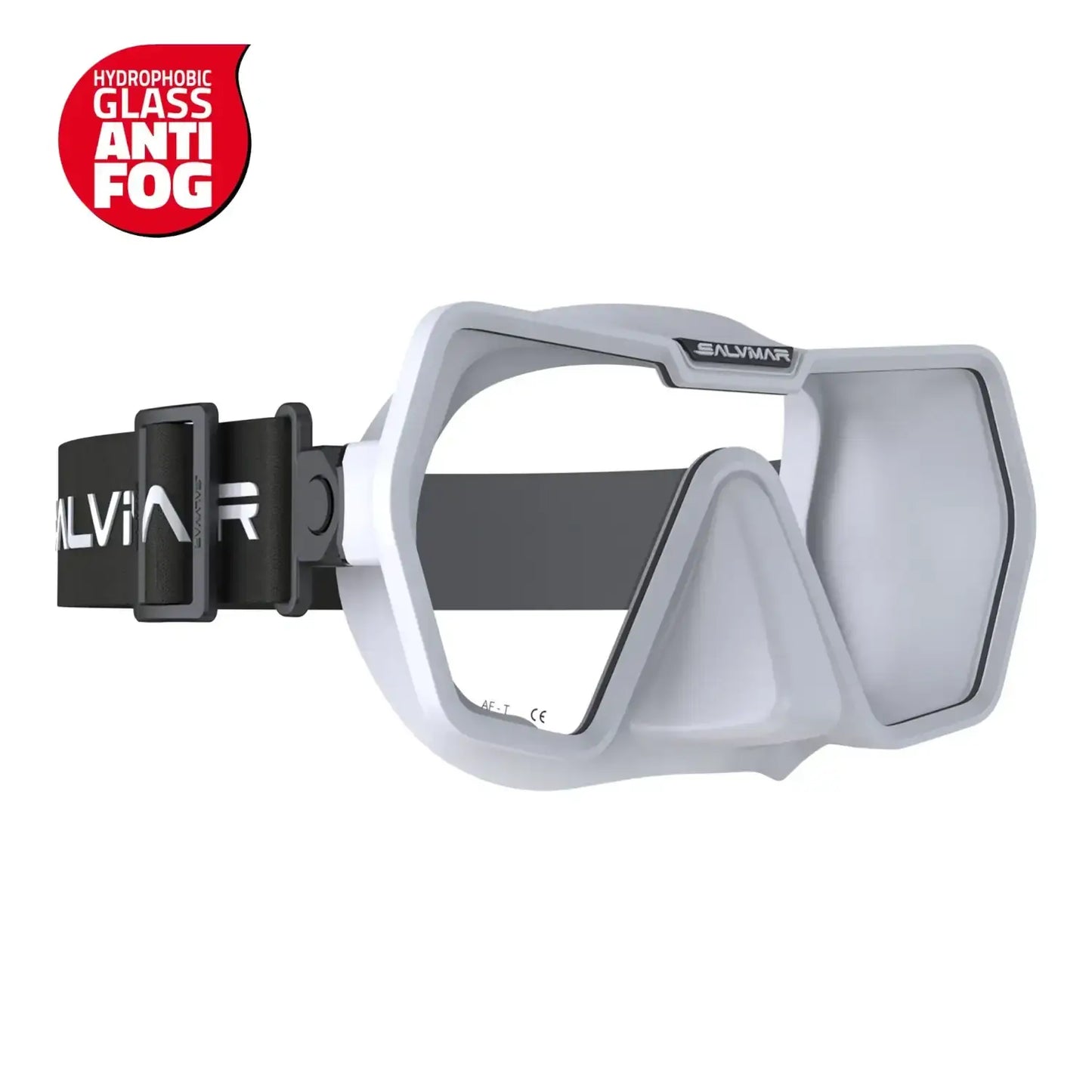 Salvimar Drake Anti-Fog – Maschera Monovetro con Cinghiolo Elastico
