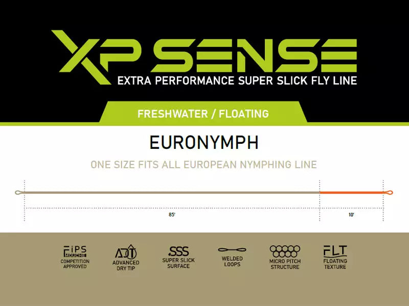 Línea de mosca LMF XP Sense Euro Nymph