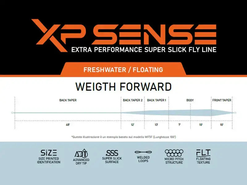 LMF XP Sense Fly Line WF