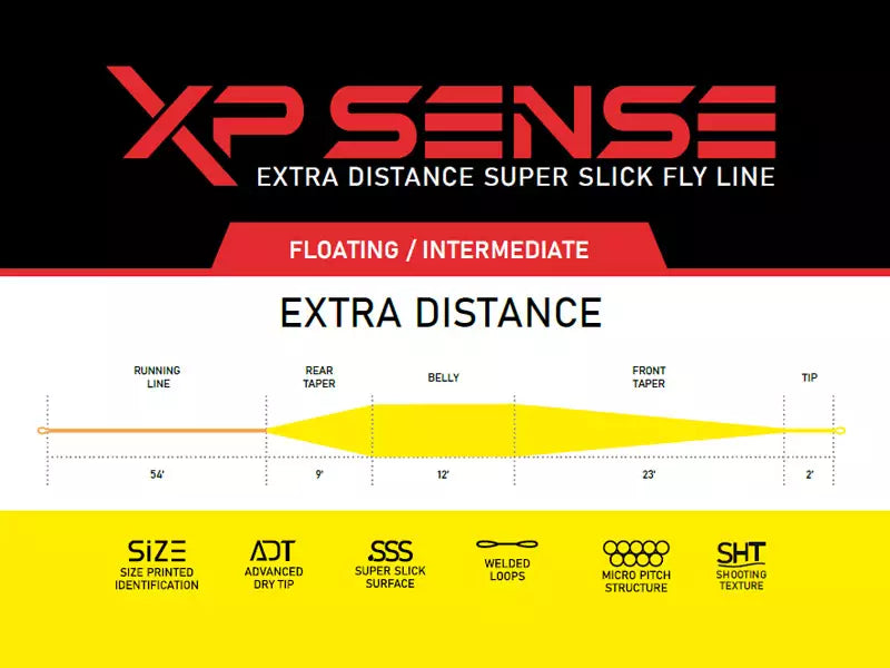 LMF XP Sense Fly Line Extra Distance