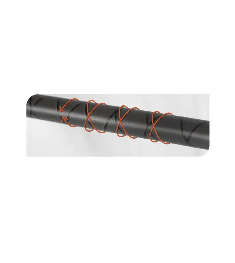 Part of the Colmic Espirit Power with detailed close-up of the rod handle design and grip features.