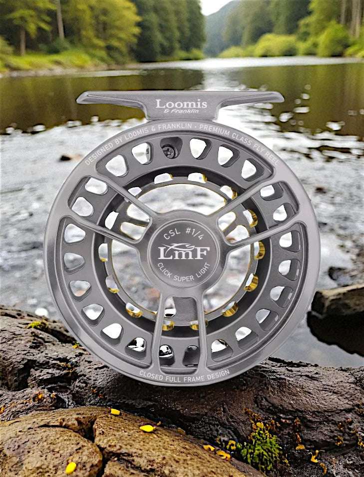 Loomis & Franklin Fly Reel CSL 3/5 - 80×25mm FISHING TIME, è tempo di pesca!