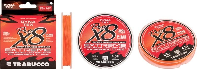 Dyna‑Tex X8 Pro Extreme *150 mt *0.128 - FISHING TIME, è tempo di pesca!