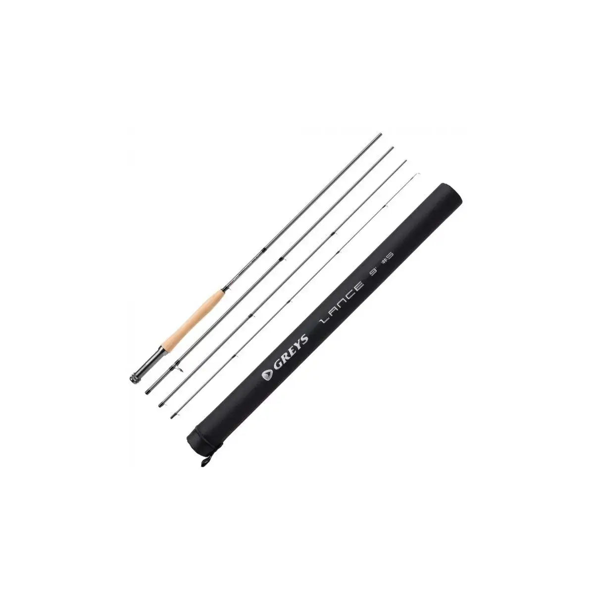 Lance Fly Rod in carbonio a modulo intermedio per pesca, leggera e performante, ideale per tutti i livelli.
