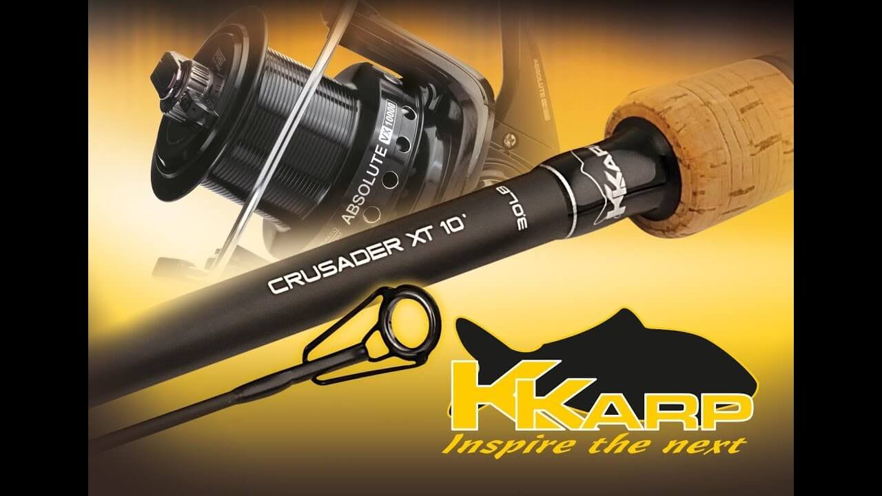 K-Karp Crusader XT rod 390cm with high-strength carbon structure for carp fishing.