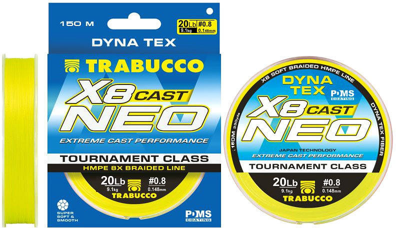 DYNA-TEX X8 NEO CAST*YL*150m/6b*0.128 mm - FISHING TIME, è tempo di pesca!