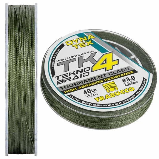 DYNA TEX TK4 TEKNO BRAID*MG*150m/6b*0.100 mm - FISHING TIME, è tempo di pesca!
