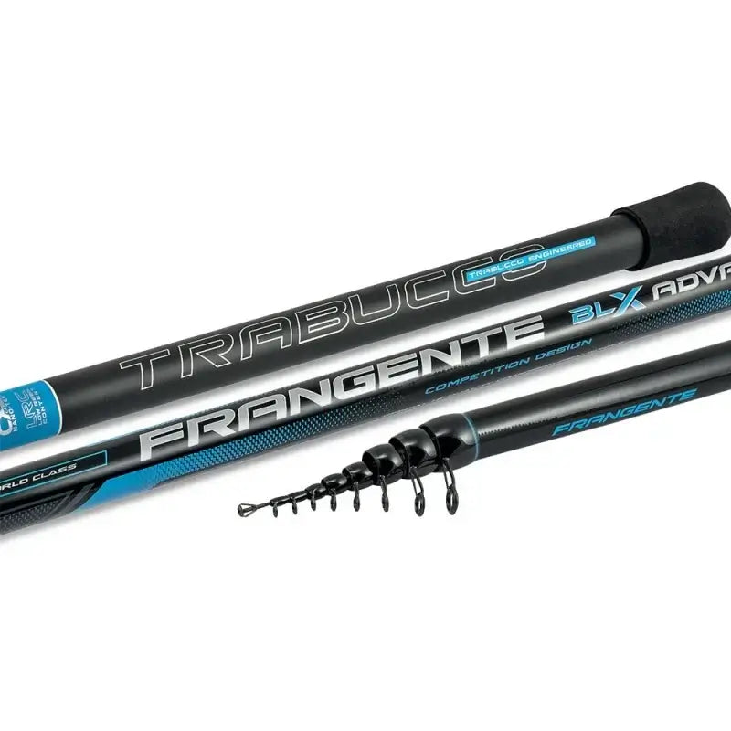 Frangente BLX Advanced 8007 canna bolognese Trabucco, progettata per potenza e controllo nel fishing competition.