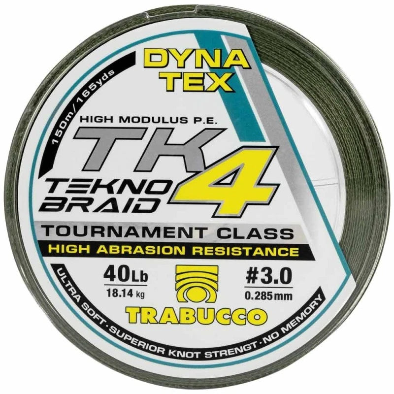 DYNA TEX TK4 TEKNO BRAID*MG*150m/6b*0.100 mm - FISHING TIME, è tempo di pesca!