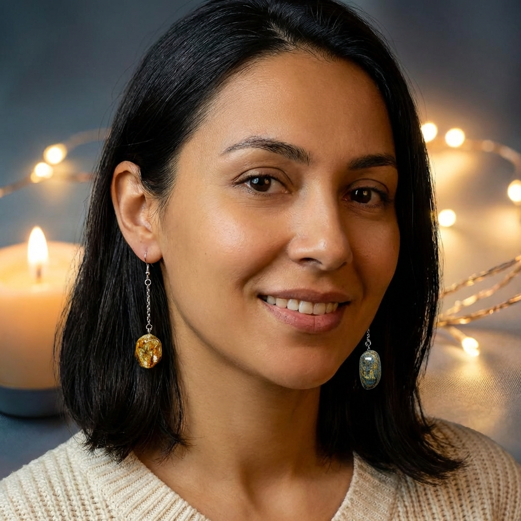 Orecchini Pendenti Artigianali con Pietre Naturali e Minerali della Valsesia – Armonia di Luce e Acqua