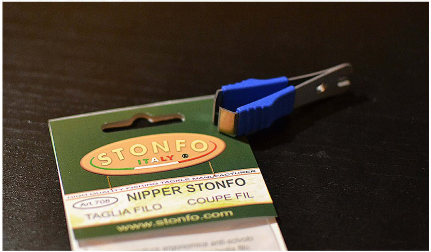 Nipper Stonfo professional cutter with packaging for precise fishing line cutting