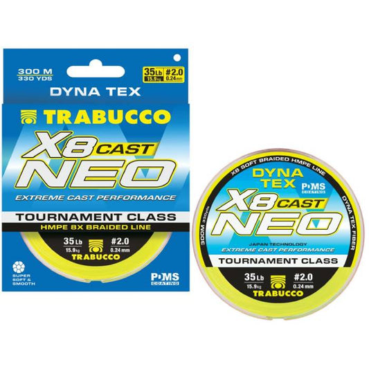 DYNA-TEX X8 NEO CAST*YL*150m/6b*0.128 mm - FISHING TIME, è tempo di pesca!