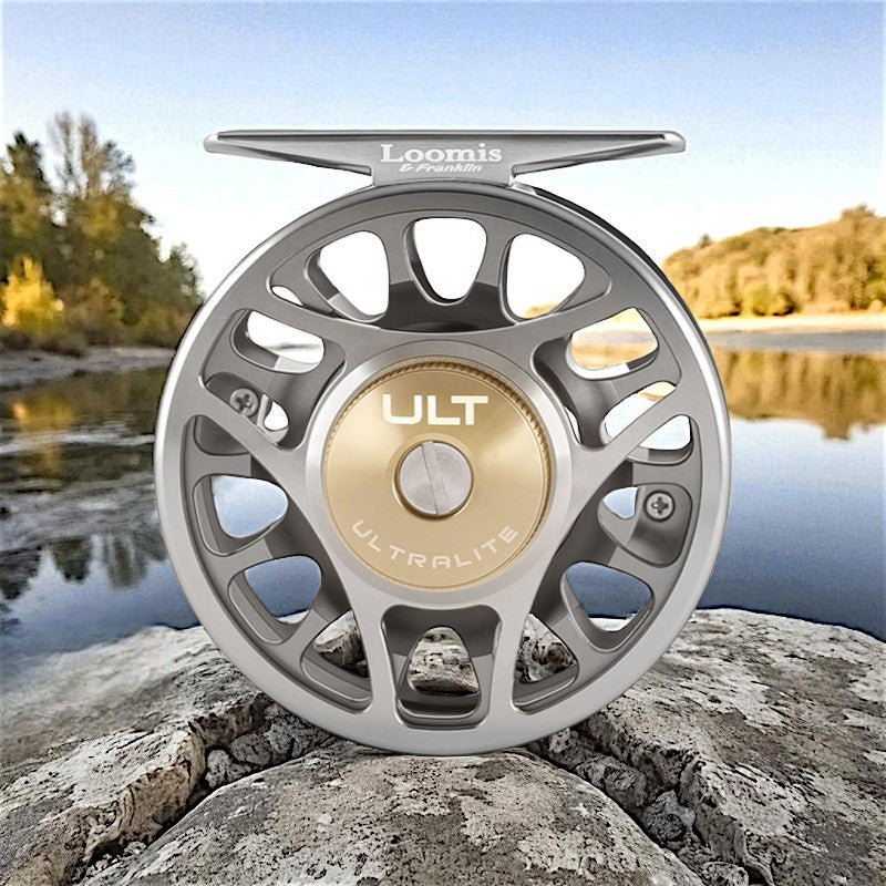 Loomis & Franklin Fly Reel ULT Gold 85mm #4/5/6 FISHING TIME, è tempo di pesca!