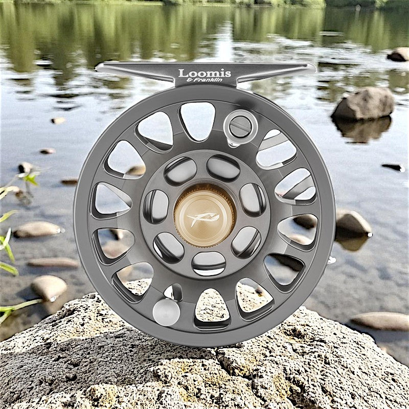 Loomis & Franklin Fly Reel ULT Gold 85mm #4/5/6 FISHING TIME, è tempo di pesca!