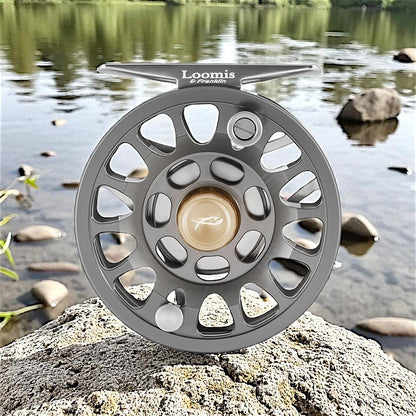 Loomis & Franklin Fly Reel ULT Gold 85mm #4/5/6 FISHING TIME, è tempo di pesca!