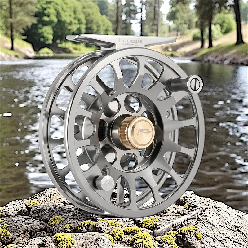 Loomis & Franklin Fly Reel ULT Gold 85mm #4/5/6 FISHING TIME, è tempo di pesca!