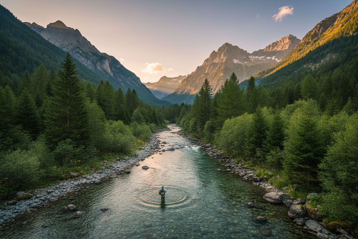 Valsesia Fishing Landscape